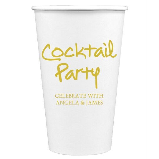 Studio Cocktail Party Paper Coffee Cups